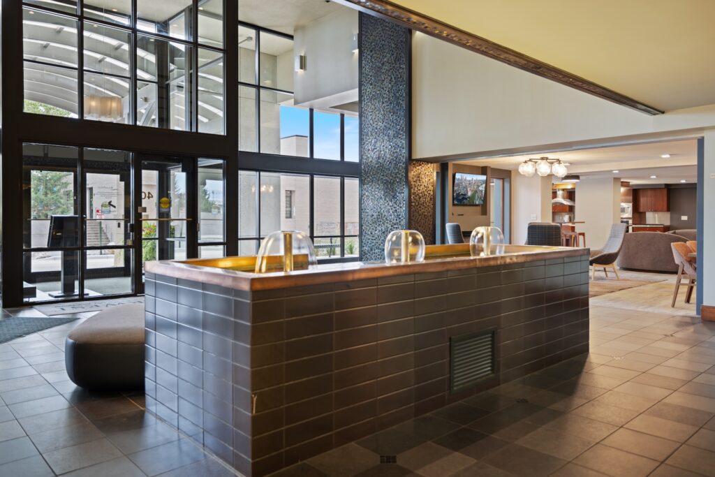Water feature in Lobby
