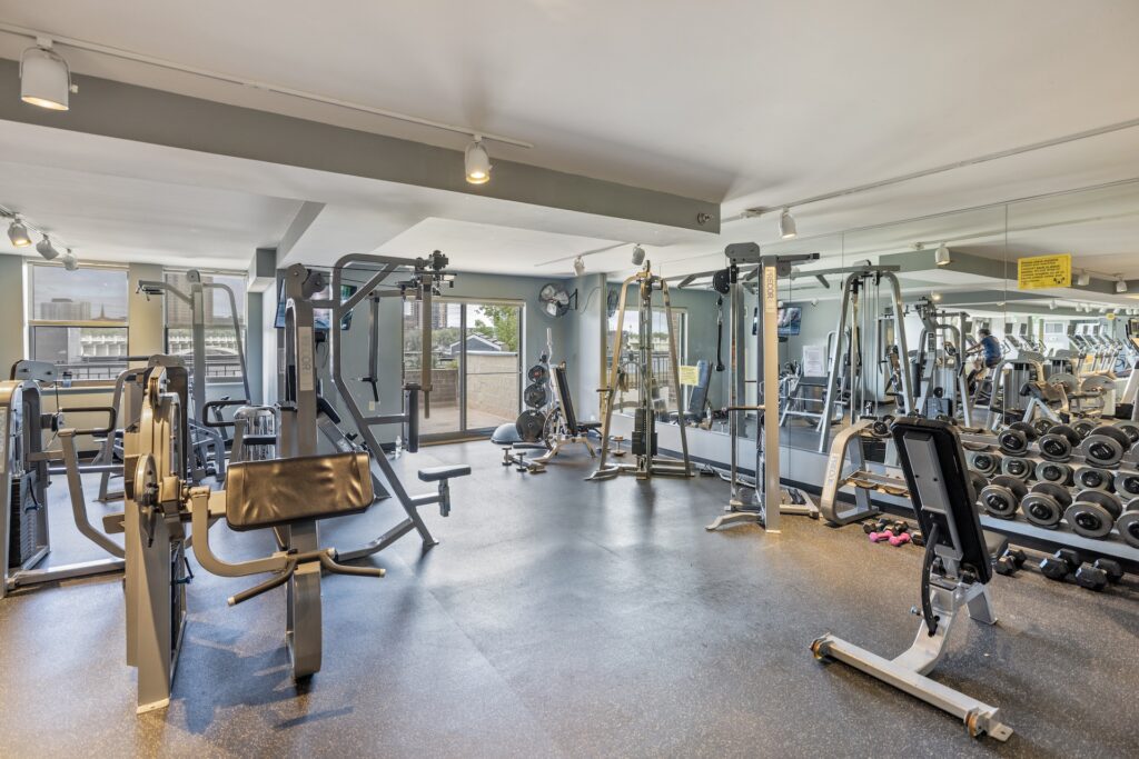 Weights area in the Fitness Center