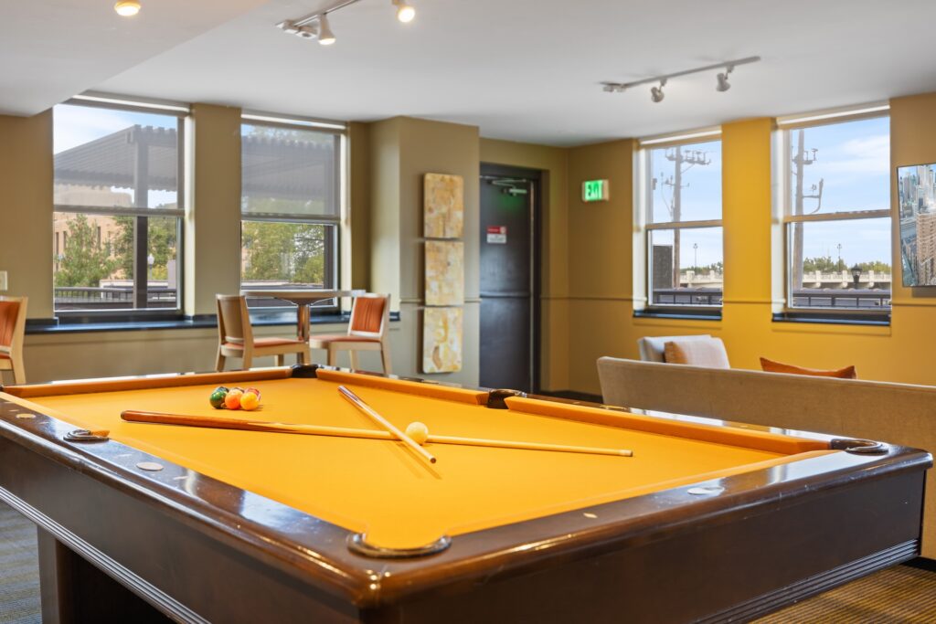 Club room pool table