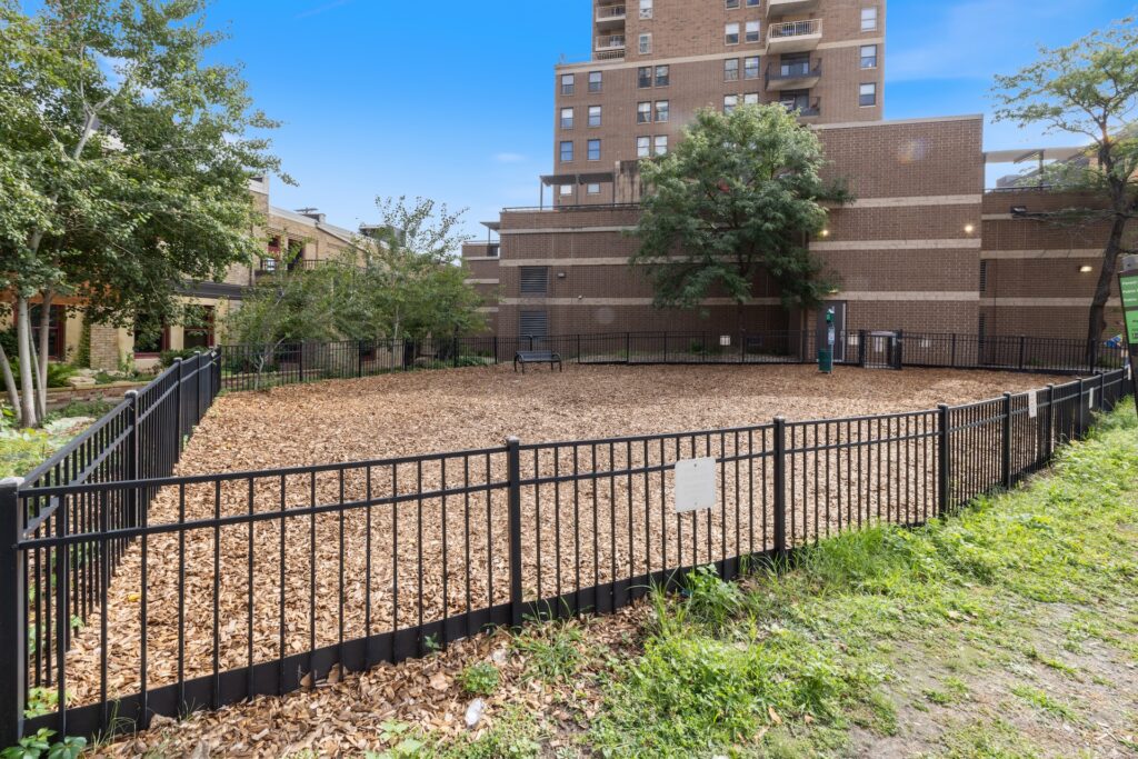 Pet exercise area